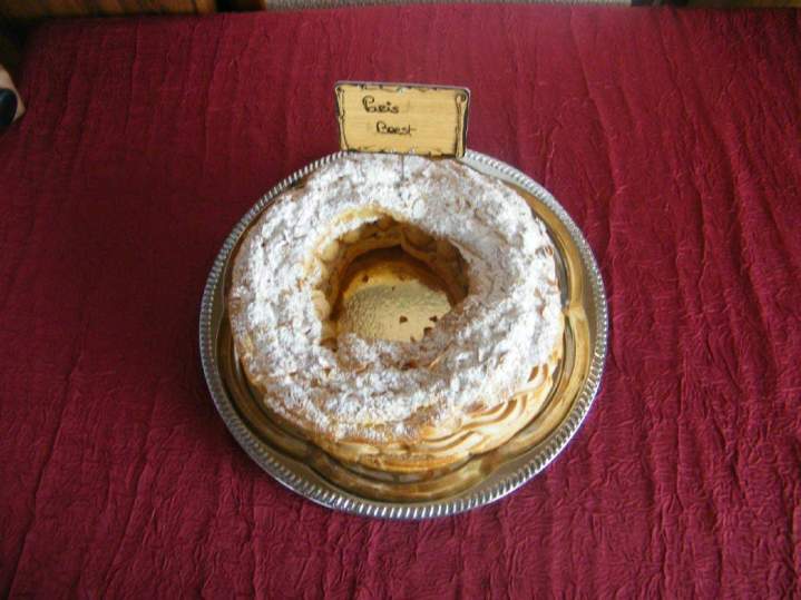 Pâtisserie onctueuse Chiroubles