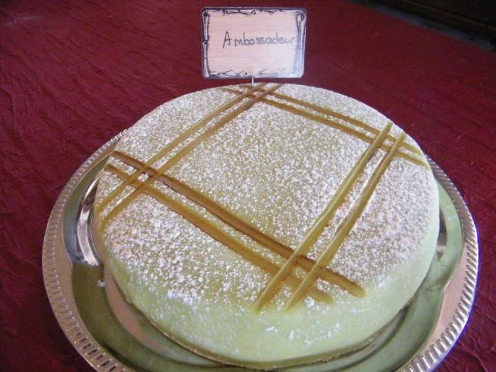 Dessert français sucré Chiroubles